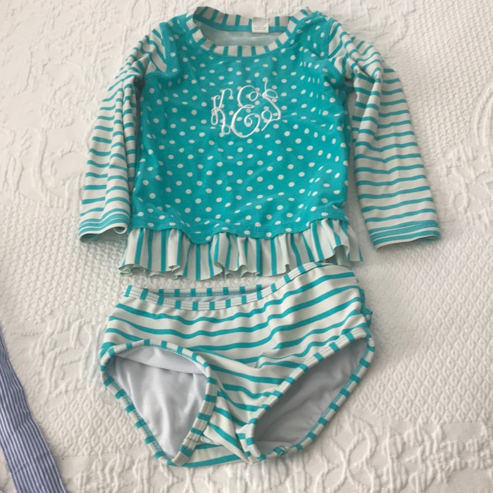 Ruffle Butts swimsuit set